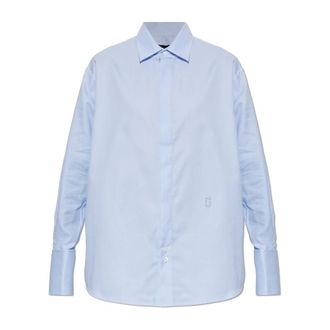 Marc Jacobs Dames, Blouses & Shirts, Blauw, Maat: S Katoen