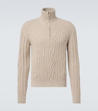 Ermenegildo Zegna Jersey trenzado de lana y cachemir