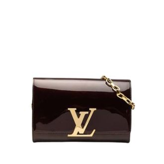 Louis Vuitton Pre-owned Louise Chain GM - Dames - Pre-owned - Bruin - Maat: ONE Size Leer