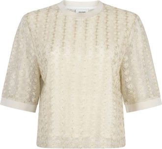 Aaiko Julice NY 521 Top - Dames - Blouses - Beige - M - Overhemden