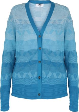 M Missoni Wave-Pattern Slim Cardigan