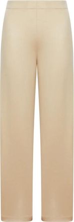 Max Mara Pantalone In Felpa Di Seta E Cotone-Donna