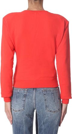 Unravel Crew Neck Sweatshirt - Red