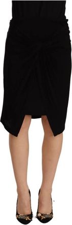 Plein Sud Midi Skirts - Dames - Midirokken - Zwart - XS - Rokken
