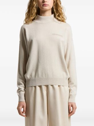 PESERICO Maglione con ricamo - Toni neutri