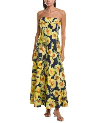 Milly Palmer Sunflower Poplin Dress