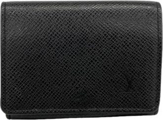 Louis Vuitton Pre-owned Wallets, male, Black, Size: ONE SIZE Pre-owned Business Card Case
