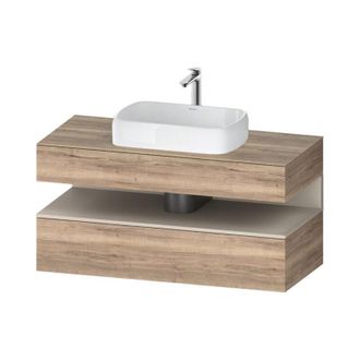 Duravit Duravit Qatego Consola Mueble Bajo Lavabo, 1 Extra&iacute;ble, 1 Caj&oacute;n
