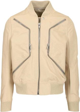 Rick Owens Heizer Flight Jacket In Organic Cotton