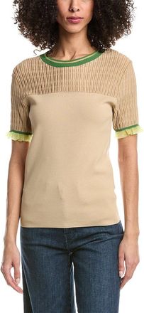 3.1 Phillip Lim Micro Rib Ottoman Fitted Pullover