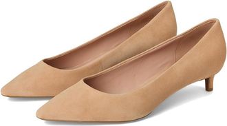 Cole Haan Go-to Jocelyn Pumps High Womens Heels Tuscan Sand Suede : 5.5 B - Medium, Leather