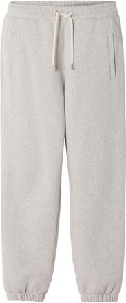 Lanvin Cotton Fleece And Cashmere Jogging Pants in Heather Grey at Nordstrom, Size X-Large X 29