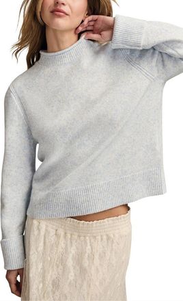 Lucky Brand Roll Neck Sweater in Heather at Nordstrom, Size Xx-Large