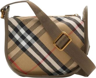 Burberry Vintage Check Small Shoulder Bag - Dames - Schoudertassen - Veelkleurig - ONE Size - Katoen - Tassen
