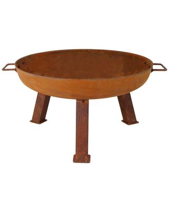Sunnydaze Rustic Cast Iron Fire Pit Bowl