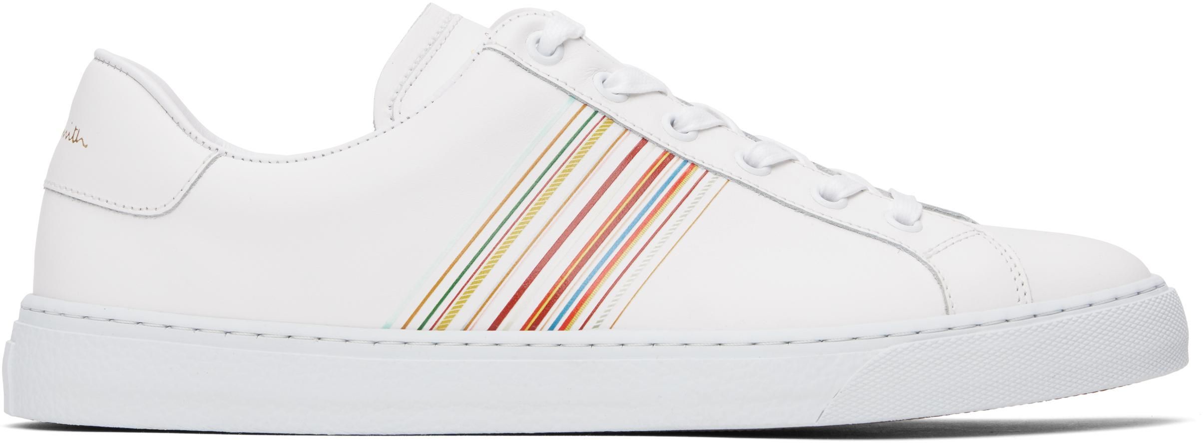 スニーカー PAUL SMITH Woman Sneakers White W1SLPN05PLEA 01 Paul Smith Women's Ps Shoe Lapin White Swirl Sneaker, White