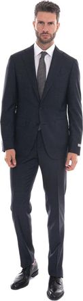 Canali 15280 Modern Cut Suit - Heren - Business pakken - Blauw - M - Wol - Kostuums