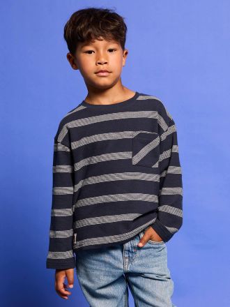 Vertbaudet Jungen Shirt in Streifen-Optik marine