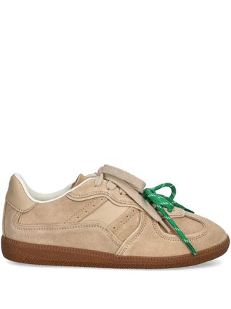 Nokwol August suede panelled sneakers - Neutrals