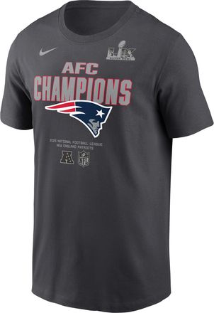 Nike New England Patriots 2026 AFC Champions Roster Nike Mens NFL T-Shirt in Black | NP9906FF8K-M23