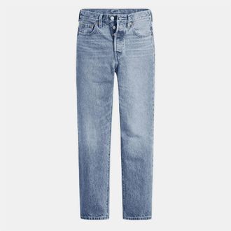 Levi's Damesjeans 501 met rechte pijpen en enkellengte (Oxnard Athene)