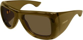 Saint Laurent Sunglasses, unisex, Brown, Size: 63 MM Howl Sunglasses