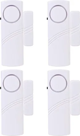 OEM Juego De 4 Alarmas Magn&eacute;ticas De Contacto Para Puertas Y Ventanas: Alarma Instant&aacute;nea Al Abrir