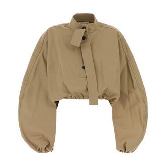 Zimmermann Light Jackets, female, Beige, Size: 2XS Rebellion Drawn Top