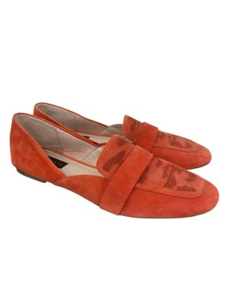 Sanctuary Womens Sass Suede Slide Loafer In Chili