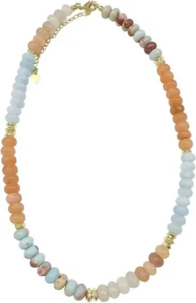 Gemelli Womens Kerry Necklace In Orange