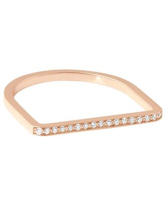 Vanrycke Ring aus Ros&eacute;gold und Diamanten Medellin