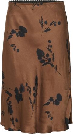 Part Two Laurina PW Skirt - Dames - Midirokken - Bruin - 2XS - Rokken