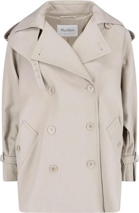 Max Mara Trench In Cotone