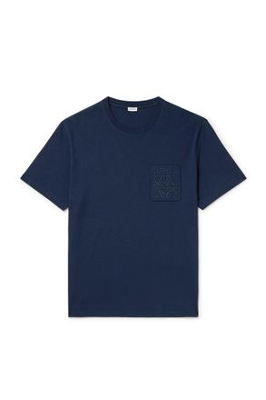 Loewe Logo-Embroidered Cotton-Jersey T-Shirt
