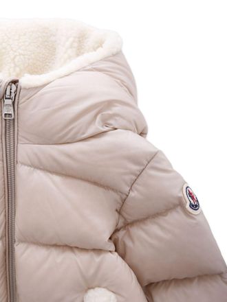 Moncler Girls Down Jacket Borgan Grey Padded