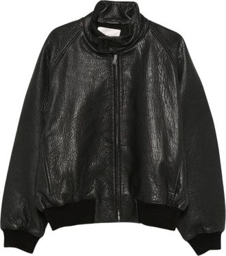 STUDIO NICHOLSON Jassen, Heren, Zwart, S, Leer, Over Jacket