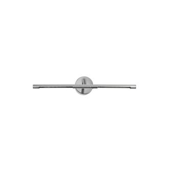 Netlighting Siena LED Medium Picture Wall Light Satin Nickel Special Offer in Grey