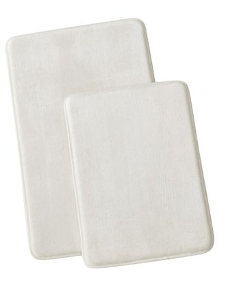 Royal Velvet Set Of 2 Signature Solid Memory Foam Bath Rugs