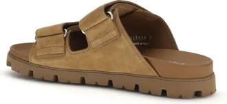 Prada Mens Sandals Suede Cinnamon Calf Leather