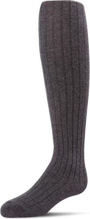 MeMoi Ribbed Non-Binding Infant Tights in Dark Gray Heather at Nordstrom, Size 12-24M