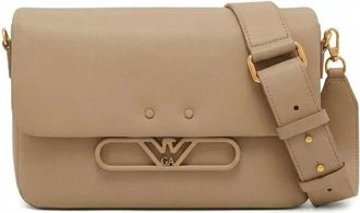 Emporio Armani Schoudertassen - Dames - Tassen - Beige - Maat: ONE Size Leer