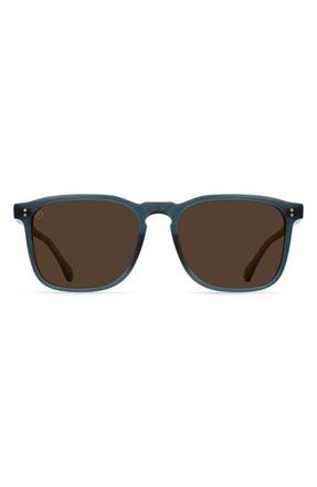 Raen Optics Wiley 54mm Polarized Square Sunglasses in Cirus/Vibrant Brown Polar at Nordstrom