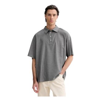 American Vintage Polo - Heren - Polos - Grijs - S - Polyester - Tops