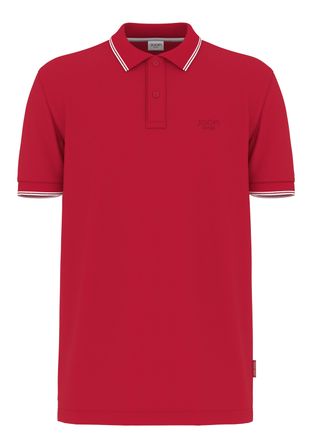 Joop Poloshirt JOOP JEANS Agnello, Herren, Gr. XXL, rot (dunkelrot), Jersey, Obermaterial: 95% Baumwolle, 5% Elasthan, clean, unifarben, regular fit normal