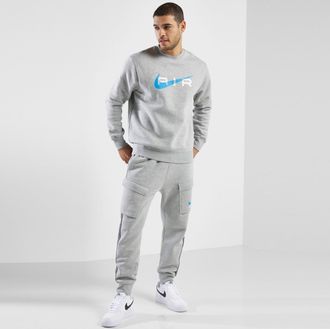 Nike Air Mens Grey Crewneck Tracksuit - Size X-Large