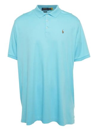 Polo Ralph Lauren embroidered-logo polo top - Blue