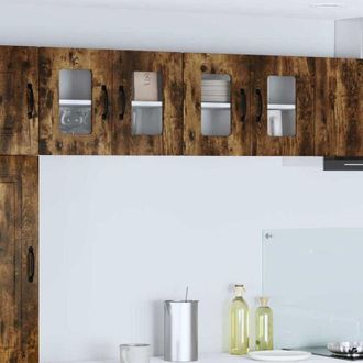 vidaXL vidaXL Pensile cucina Rovere fumé 60 x 31 x 40 cm Legno multistrato