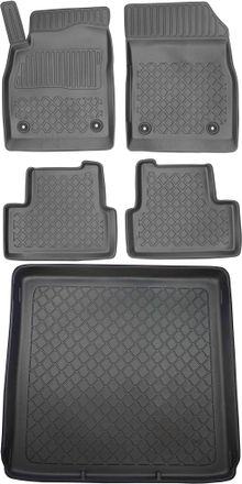 OEM Opel Astra Iv J Kombi De 09.2010 A 03.2016 Set - Alfombrillas Para Coche + Alfombrilla Para Maletero