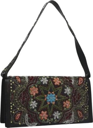 Ferragamo Pre-owned Shoulder Bags, female, Multicolor, Size: ONE SIZE Pre-owned Fabric Shoulder Bag