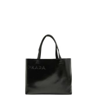 Prada Pre-owned Tote Bags, female, Black, Size: ONE SIZE Pre-owned Vintage Tote Bag
